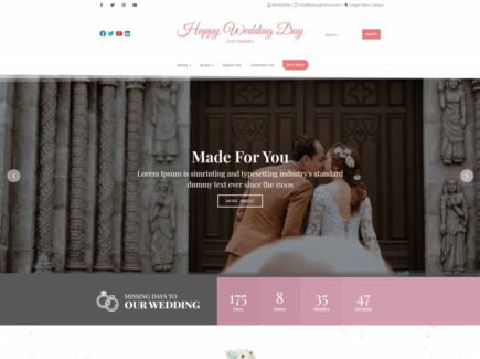 Best Wedding Planner WordPress Theme