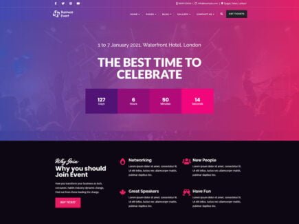 Best WordPress Event Theme - Business Event Conference