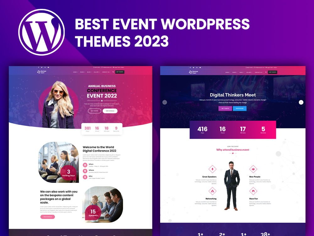 Events WordPress Themes