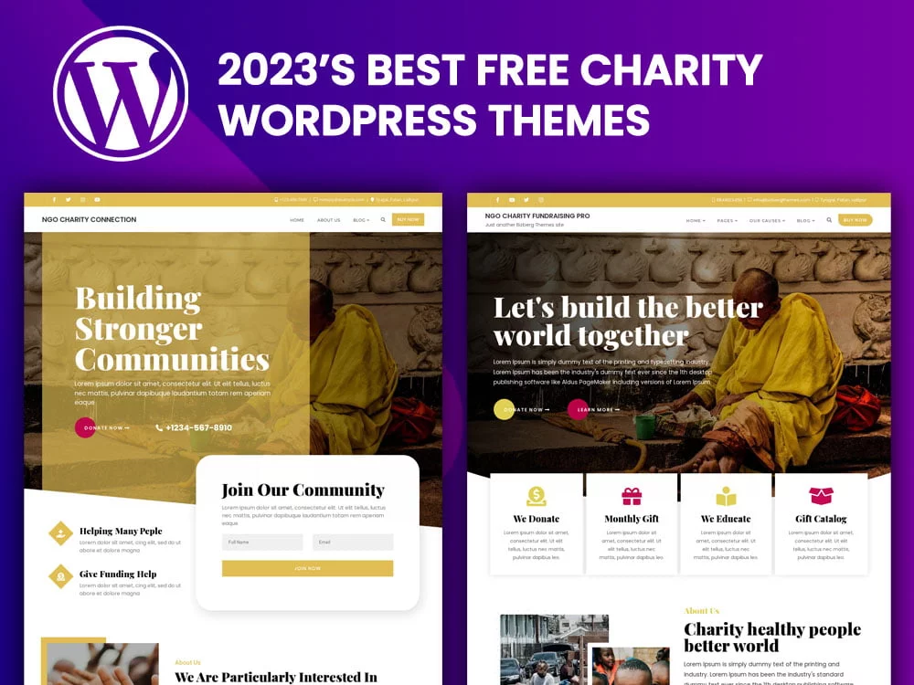 2023s Best Free Charity WordPress Themes