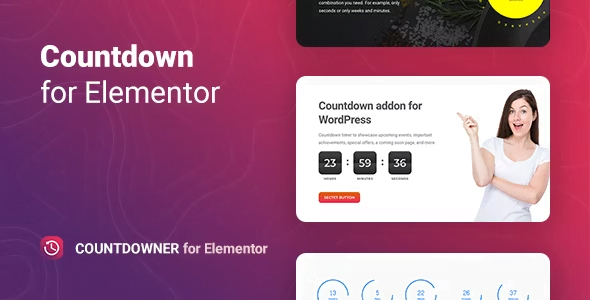 Countdowner – Countdown Timer for Elementor - Best WordPress Countdown Timer Plugins