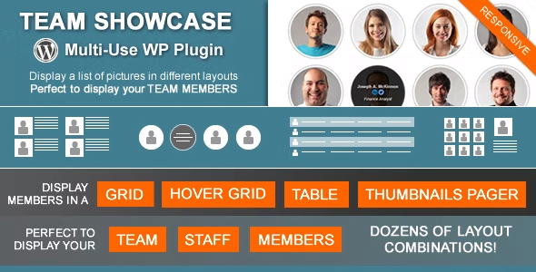 1. Team Showcase – WordPress Plugin
